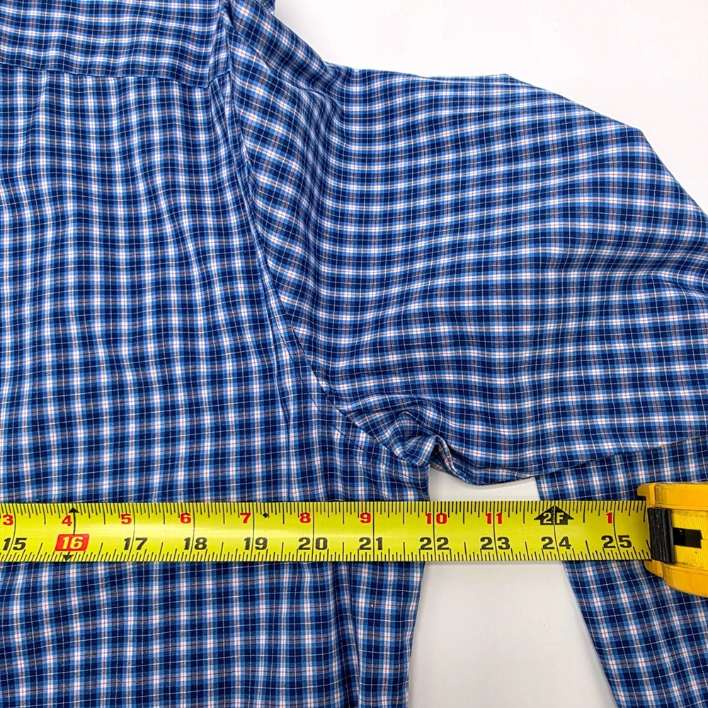 Vineyard Vines by Shep & Ian Classic Fit Tucker Blue White Check Shirt‎ Size M - Picture 8 of 10